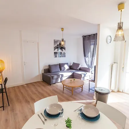 Le Pelletan - 8 Couchages Proche Gare - Joliette Apartment *